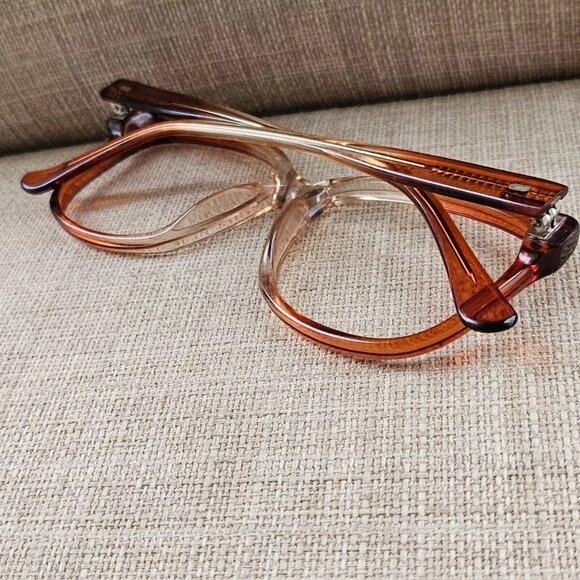 M.W Vintage Men Eyeglasses Frame Brown Glasses 54[]20 145 Frame only - Picture 5 of 11